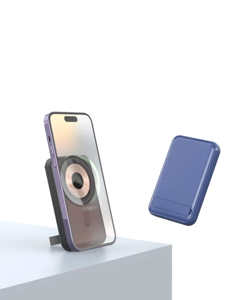 10000 mAh 15W Kablosuz Şarj Özellikli Taşınabilir Şarj Cihazı MacSafe Özellikli - 4