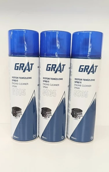 GRAT MOTOR TEMİZLEME SPREYİ 500 ML 3 ADET