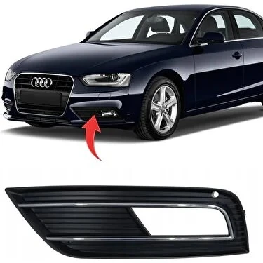 Audi A4 Uyumlu Sıs Kapagı Sıslı Kromlu Sol 2013-2015-8K0807681B ürün görseli 1