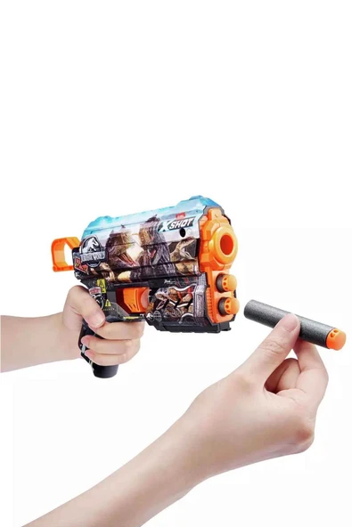 Skins Flux Jurassic World 8 Mermili Sünger Dart Atan Silah S1 ile Hayatta Kalma Savaşına Katıl!