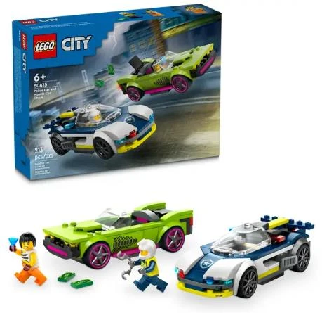 Lego City 60415 Polis Arabası ve Spor Araba Takibi ürün görseli