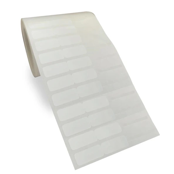 72 x 10 mm Şeffaf Uçlu Kuyumcu Etiketi