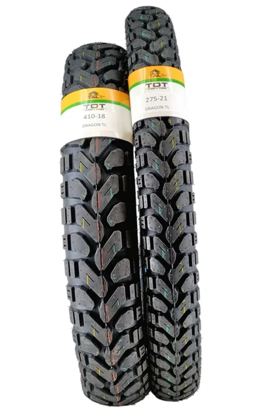 Kawasaki KLX150, 410-18 TL ve 275-21 TL Dubleks Lastik Set - 2