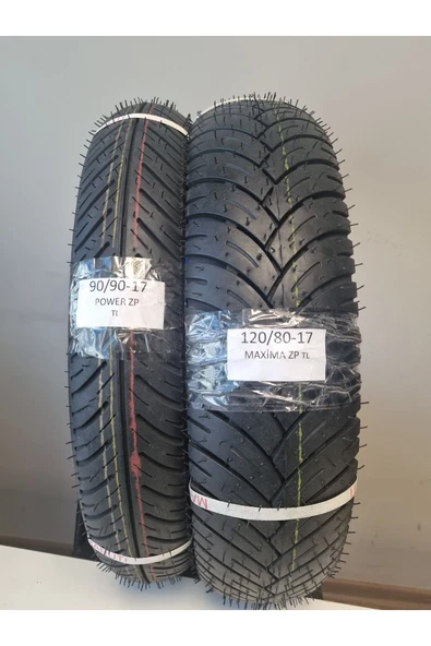 Bajaj Pulsar NS 125, 90/90-17 TL ve 120/80-17 TL Dubleks Lastik Set