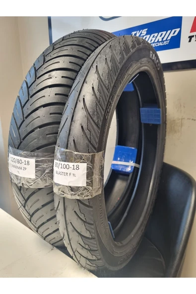 Hero Karizma, 120/80-18 TL ve 80/100-18 TL Dubleks Lastik - 3