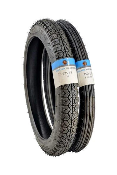 IRAN YASA TIRE&RUBBER  275-17 TT /250-17 TT 100 LÜK CUP ÖN ARKA TAKIM SET IRAN YASA