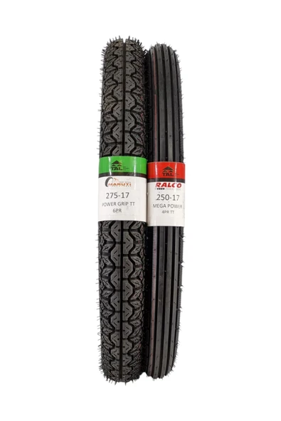 HONDA CUP, RKS WINNNER, MONDIAL, 275-17 TT ve 250-17 TT Tubetype Lastik Set - 2