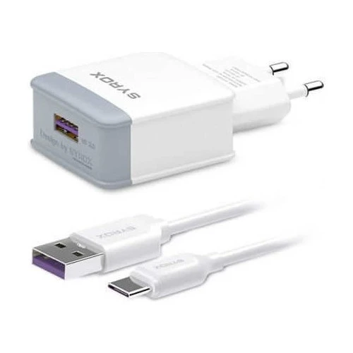 HüSo_Samsung Galaxy S9 Uyumlu Type-C Girişli Hızlı Şarj Seti Adaptörü+Kablo Cihazı 3.0 Amper_q32 ürün görseli