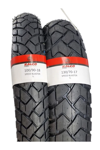 100/90-18 TL ve 130/70-17 TL DUBLEKS LASTİK SET - 2