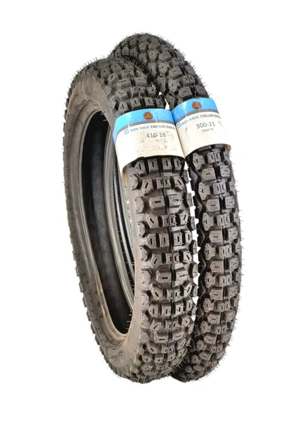IRAN YASA TIRE&RUBBER  CROSS LASTİK 410-18 VE 300-21  TT (TUBETYPE - İÇ LASTİKLİ TİP)