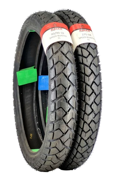 RALCO TYRES  HONDA CBF 150 / CB 125E ÖN/ARKA SET 275-18 VE 90/90-18 DUBLEKS LASTİK