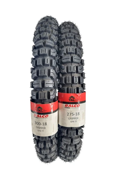 ARORA AR, HONDA CG, JAGUAR, 300-18 TT ve 275-18 TT Tubetype Lastik SET - 3