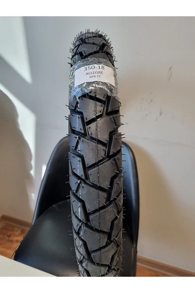 MARUTİ TYRES  350-18 ALEGRE (TT-TUBETYPE-İÇ LASTİKLİ TİP) Motorsiklet Lastiği