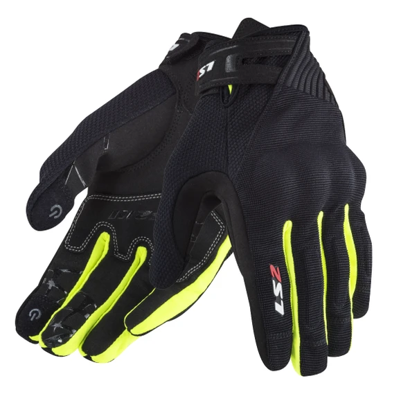LS2 DART 2 ELDİVEN SİYAH-NEON SARI
