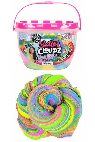 Butter Cloudz Rainbow Slime 380gr. ile Çek, Sık, Uzat: Stresi Atmanın En Renkli Yolu!