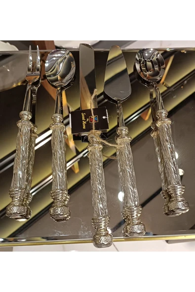 CAM 5 PRÇ SERVİS SETİ GÜMÜŞ - Resim 2