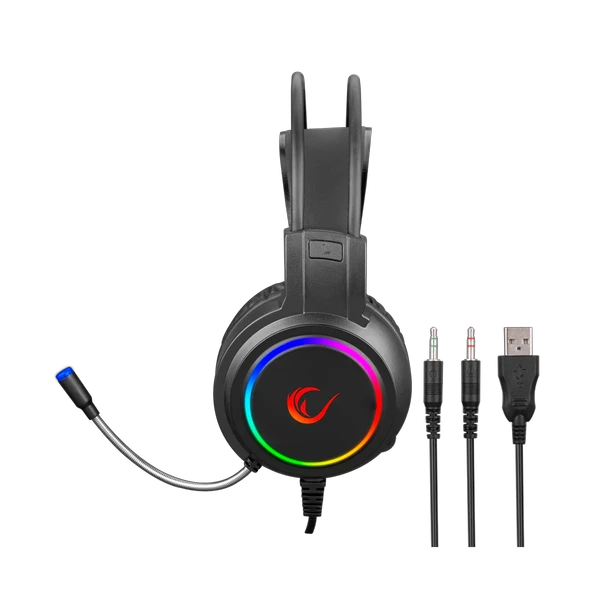 Rampage KM-404 ARGENTI USB Rainbow Gaming Combo Set Klavye+Mouse+MousePad+Kulaklık - 3