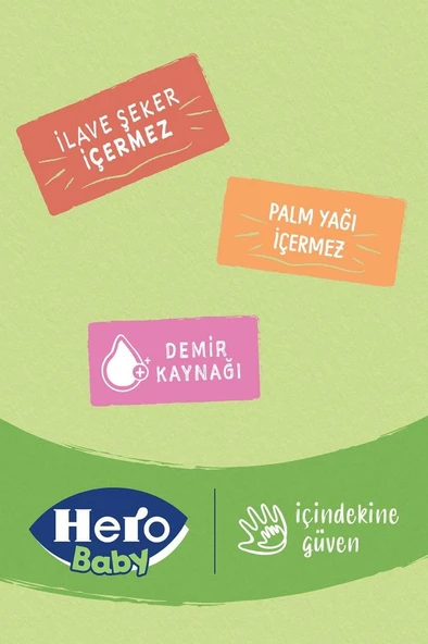 Hero Baby Sütlü 8 Tahıllı Meyveli Kaşık Mama 200g - 2