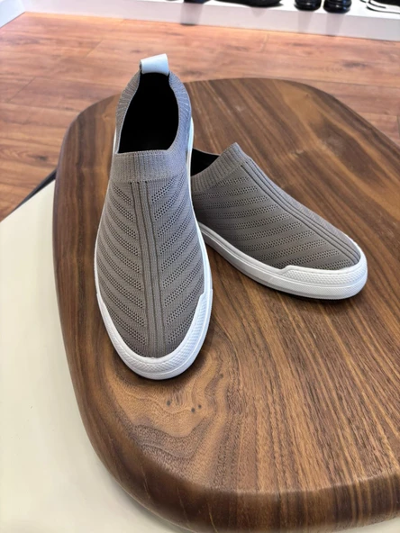 4224 VİZON TRİKO ERKEK SNEAKERS - ERKEK SPOR AYAKKABI - 2