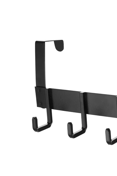 Pratik ve Şık 7'li Kancalı Metal Kapı Arkası Askısı - 45 kg Taşıma Kapasitesi - Resim 5