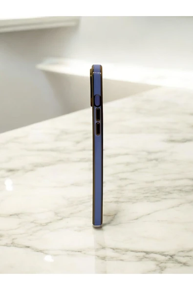 DUBİGOLD İPHONE 13 PRO MAX UYUMLU PARLAK GOLD DETAYLI BARK TELEFON KILIFI - 3