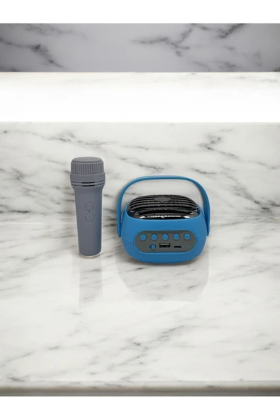 DUBİGOLD TAŞINABİLİR KARAOKE MİKROFONLU BLUETOOTH HOPARLÖR - 5