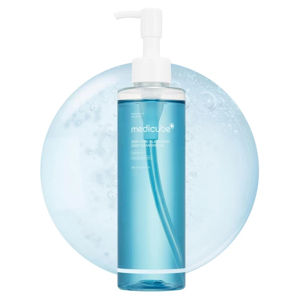 medicube - Zero Pore Blackhead Deep Cleansing Oil (Siyah Nokta Giderici Derin Temizleyici Yağ)(GLOBALCARE)