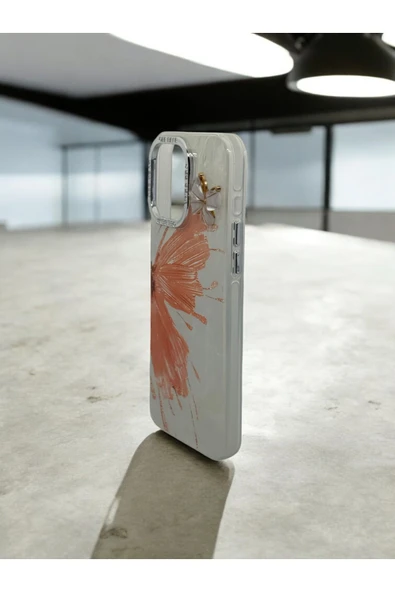 DUBİGOLD İPHONE 15 PRO MAX UYUMLU DESENLİ SARARMAYAN SERT ŞEFFAF SİLİKON KILIF - 3