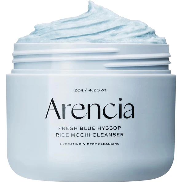 Arencia - Fresh Blue Hyssop Rice Mochi Cleanser(Siyah Nokta Giderici Temizleyici)(GLOBALCARE)