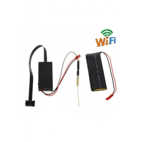 Gizli Kamera Modülü Full Hd 4k 1080p Wifi Sınırsız Mesafe Uzaktan Izlemeli Modül - 3