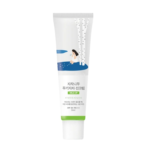 ROUND LAB - Birch Juice Moisturizing Mild Up Sunscreen (50+ PA++++ Fiziksel Güneş Kremi)(GLOBALCARE)