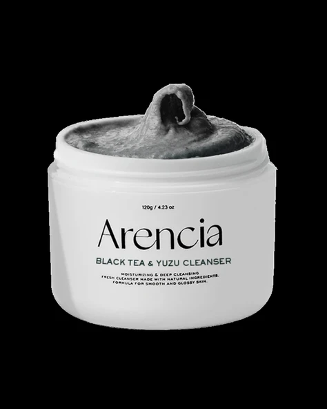 Arencia - Black Tea Rice Mochi Cleanser(Aydınlatıcı Etkili Temizleyici) (GLOBALCARE)
