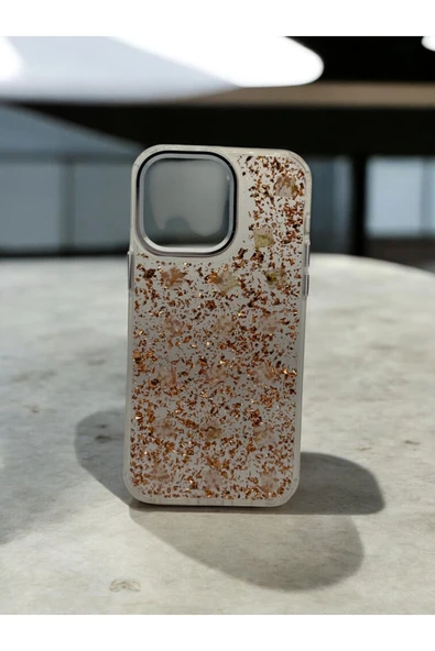 DUBİGOLD İPHONE 15 PRO MAX UYUMLU DESENLİ SARARMAYAN SERT ŞEFFAF SİLİKON KILIF