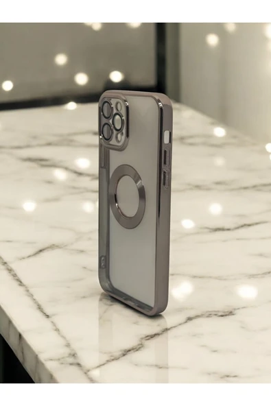 DUBİGOLD İPHONE 12 PRO UYUMLU KAMERA KORUMALI LOGO GÖSTEREN OMEGA KILIF - 3