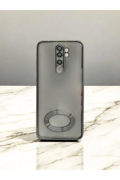DUBİGOLD XİAOMİ REDMİ NOTE 8 PRO UYUMLU KAMERA KORUMALI LOGO GÖSTEREN OMEGA KILIF
