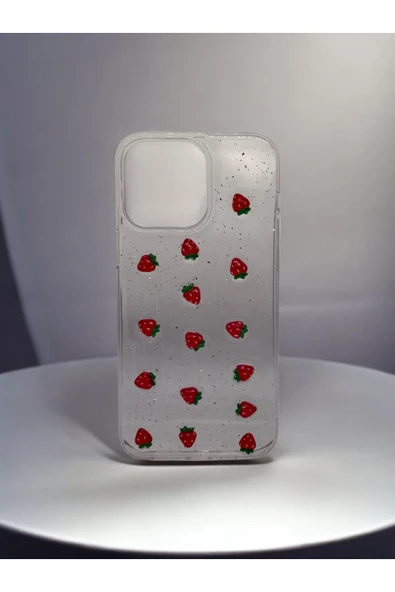 DUBİGOLD İPHONE 14 PRO MAX UYUMLU DESENLİ SARARMAYAN SERT ŞEFFAF SİLİKON KILIF