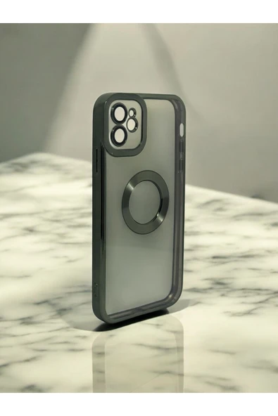 DUBİGOLD İPHONE 11 UYUMLU KAMERA KORUMALI LOGO GÖSTEREN OMEGA KILIF - 2