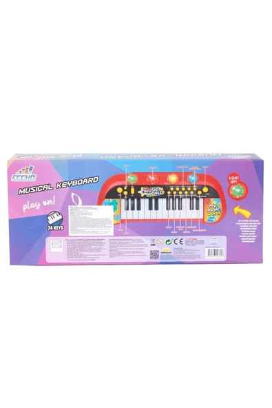 Elektronik 24 Tuşlu Kırmızı Org: Kırmızı Rengiyle Göz Kamaştıran, Müzikle Dolu Eğlence! - 4