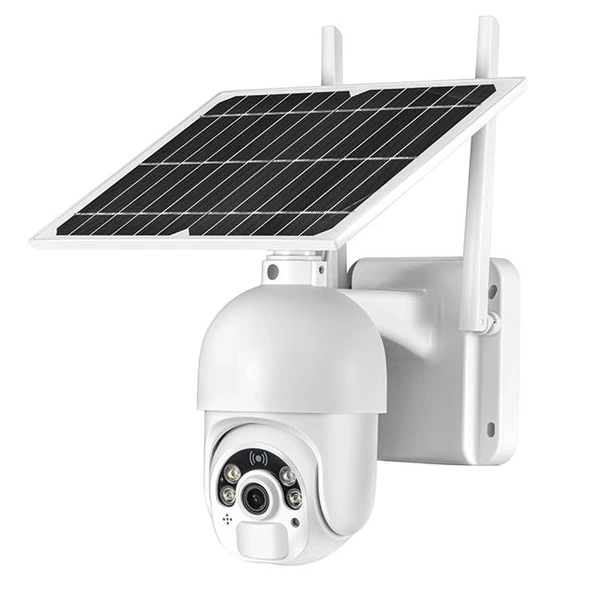 Powermaster PM-26195 Solar Güneş Panelli 2MP 1080P 4G Sim Kart Ubox Destekli Wifi Kamera