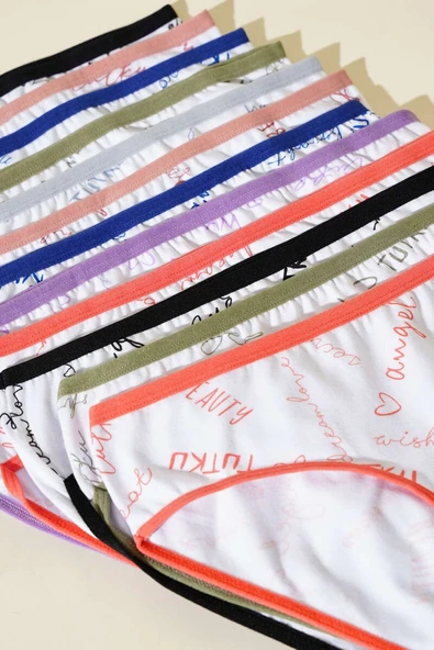 Tutku 12' li Bayan DIANA Bikini Külot Kombin 0563 - 2