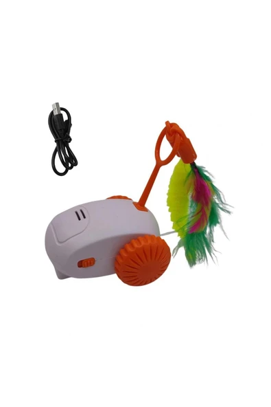 Hareketli Robot İnteraktif Kedi Oyuncağı Tüylü Araba - 5