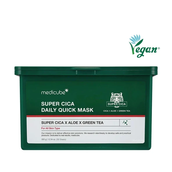 medicube - Super Cica Daily Quick Mask (Yatıştırıcı Günlük Maske)(GLOBALCARE)