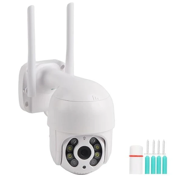 Powermaster PM-26198 Dış Mekan Wifi/POE Ethernet Kamera 4MP 1080P ICSEE - 3