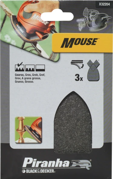 Piranha X32204 Mouse Quick Metal Parlatma Polisaj Keçesi Zımpara - 4