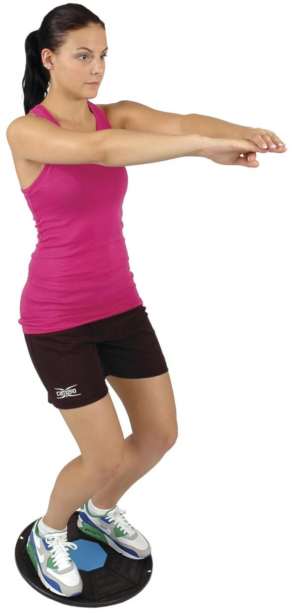 MAXİ DENGE TAHTASI BALANCE BOARD MAVİ - Resim 3