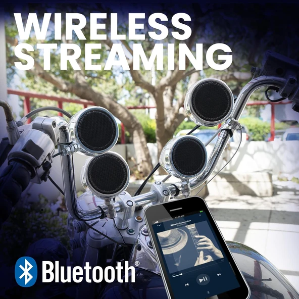 BOSS MC475BA Motosiklet Bluetooth Hoparlör Sistemi - 6