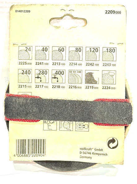 Wolfcraft 120 Kum 125 MM El Cırt Zımpara Pedi Manuel - 2