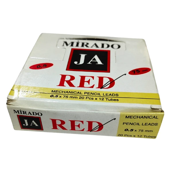 Mirado Ja Red Kırmızı 0.5Mm Uç 75Mm | 12 X 20 Pcs - 5