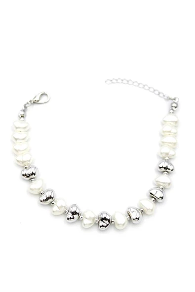 İnci Bileklik - Gümüş ürün görseli 1