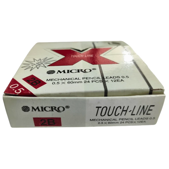 Mikro Touch Line 2B 0.5 Mm Uç 12'li Paket 0.5 x 60 Mm | 12 X 24 Pcs - 5